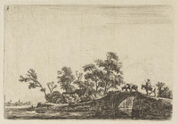 TvB G 3349
<br/>
Een ruiter en vee op een brug
<br/>
<em>Waterloo, Anthonie, (1609-1690)</em>